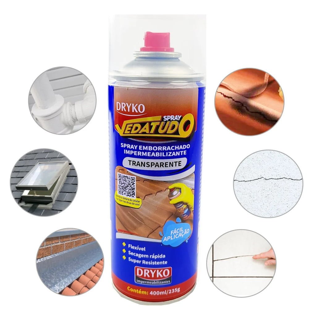 Spray VedaMax Plus® - Conserta trincas, goteiras e vazamentos + BRINDE GRÁTIS